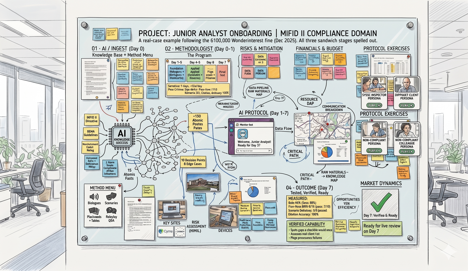 Brainload process: AI ingest, methodologist program design, AI protocol delivery